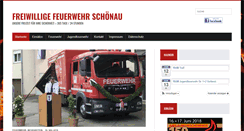 Desktop Screenshot of feuerwehr-schoenau.de